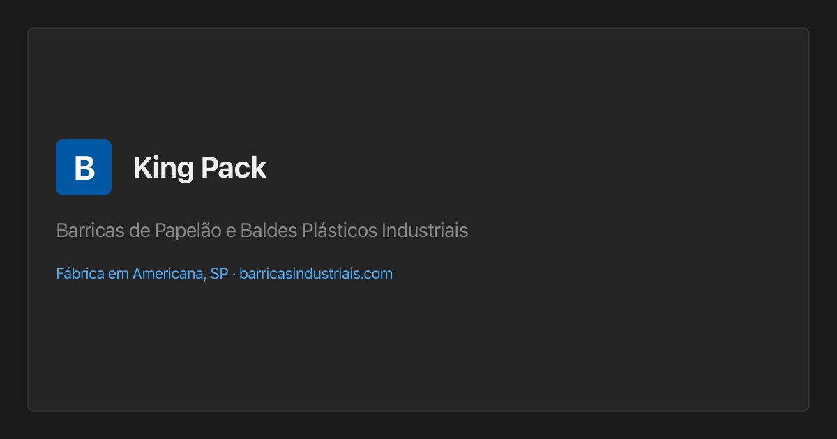 Barricas de papelão industriais